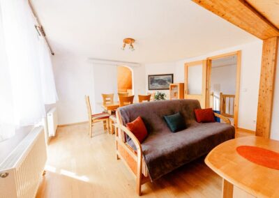 Apartmán DVA - obývák a jídelna