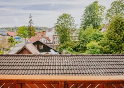 Apartmán DVA - výhled z většího balkonu